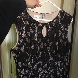 black lace cocktail dress!